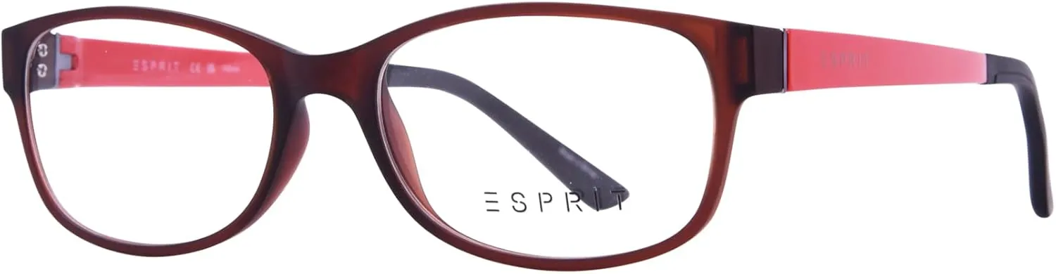 Esprit Women's Eyeglasses ET17445 ET/17445 535 Brown Full Rim Optical Frame 52mm