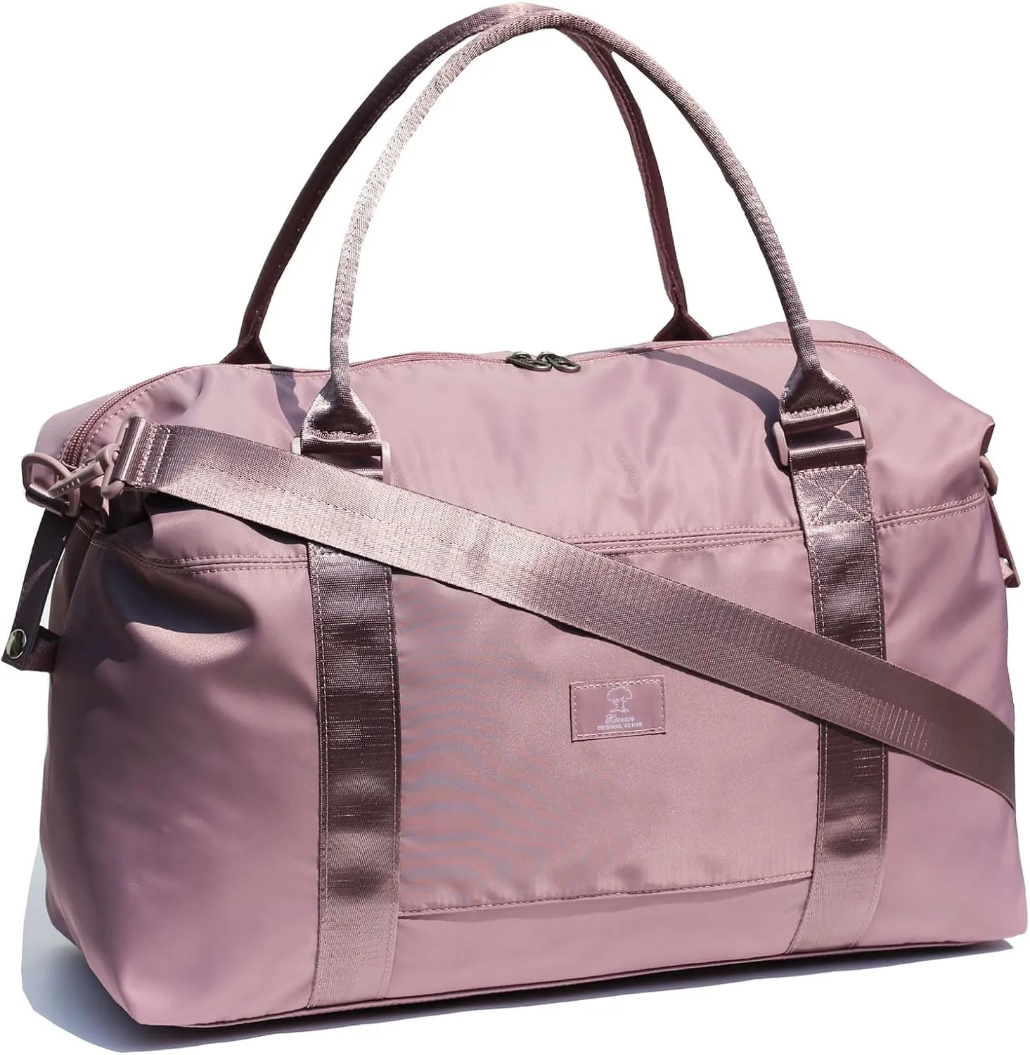 ESVAN Travel Tote Duffel Gym Bag,Weekender Overnight Carry-on Tote Crossbody Bag with Wet Pocket and Trolley Sleeve Upgraded