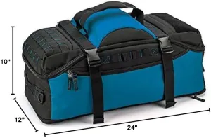 EUNI Basecamp SPORT HIKING Travel 24" Convertible Backpack Duffel Bag
