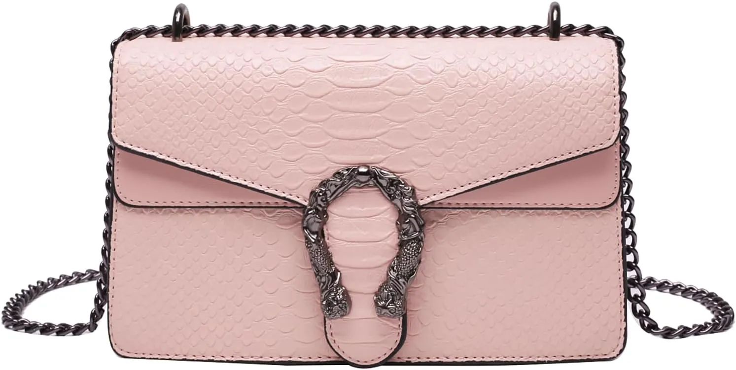 Evening Bags and Clutches for women,Chain Fashion Crossbody Bags Satchel Handbags,Cute Vegan Purses and Shoulder Bag