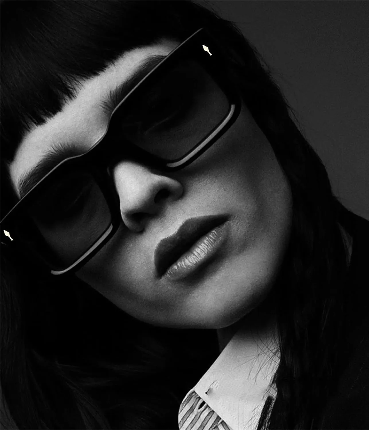 EYLRIM Thick Frame Square Sunglasses for Women Men Chunky Rectangle Sun Glasses Black Shades UV400 Protection