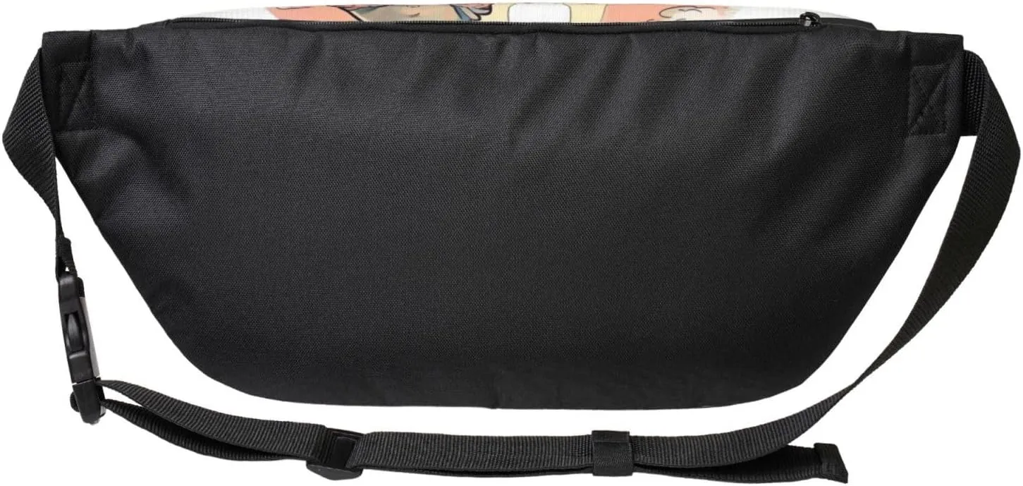 Fanny Pack for Men Women Two Owls on the Water Belt Bag with Adjustable Strap Fashion Waist Bag Waist Pack for Travel