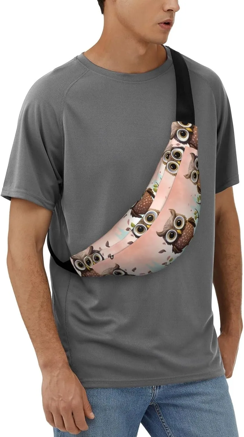 Fanny Pack for Women Men Owl Lover Waist Bag Waterproof Belt Bag with Adjustable Strap