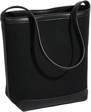Fashion Bucket Tote Bag for Women 2pcs Shoulder Purse Large Handbags Top Handle Satchel with Drawstring Pouch
