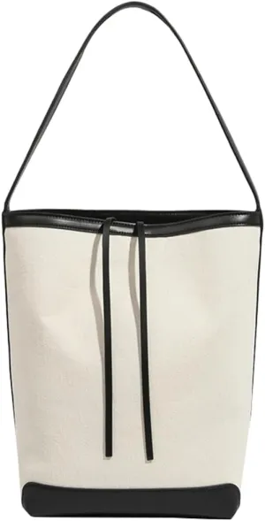 Fashion Bucket Tote Bag for Women 2pcs Shoulder Purse Large Handbags Top Handle Satchel with Drawstring Pouch