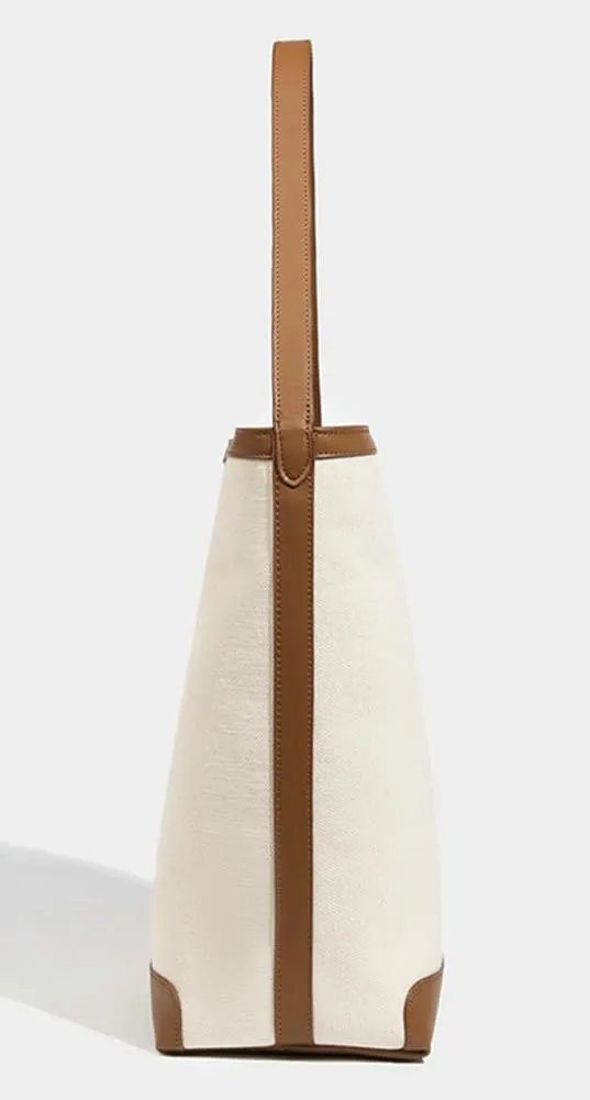 Fashion Bucket Tote Bag for Women 2pcs Shoulder Purse Large Handbags Top Handle Satchel with Drawstring Pouch