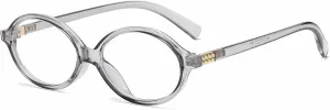 Fashion Oval Glasses for Women Men Retro Round Tortoise Frame Blue Light Glasses Nerd Eyeglasses