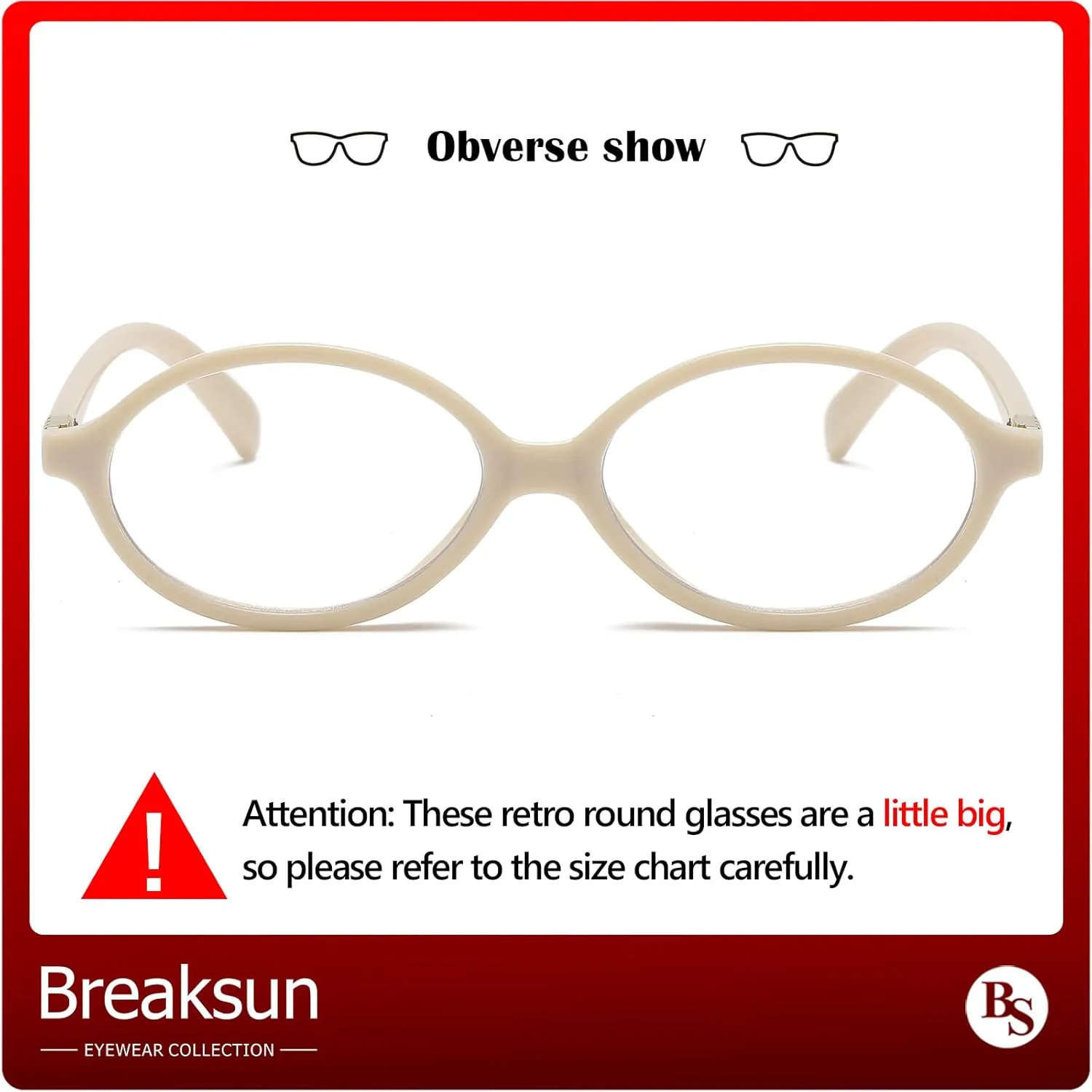 Fashion Oval Glasses for Women Men Retro Round Tortoise Frame Blue Light Glasses Nerd Eyeglasses