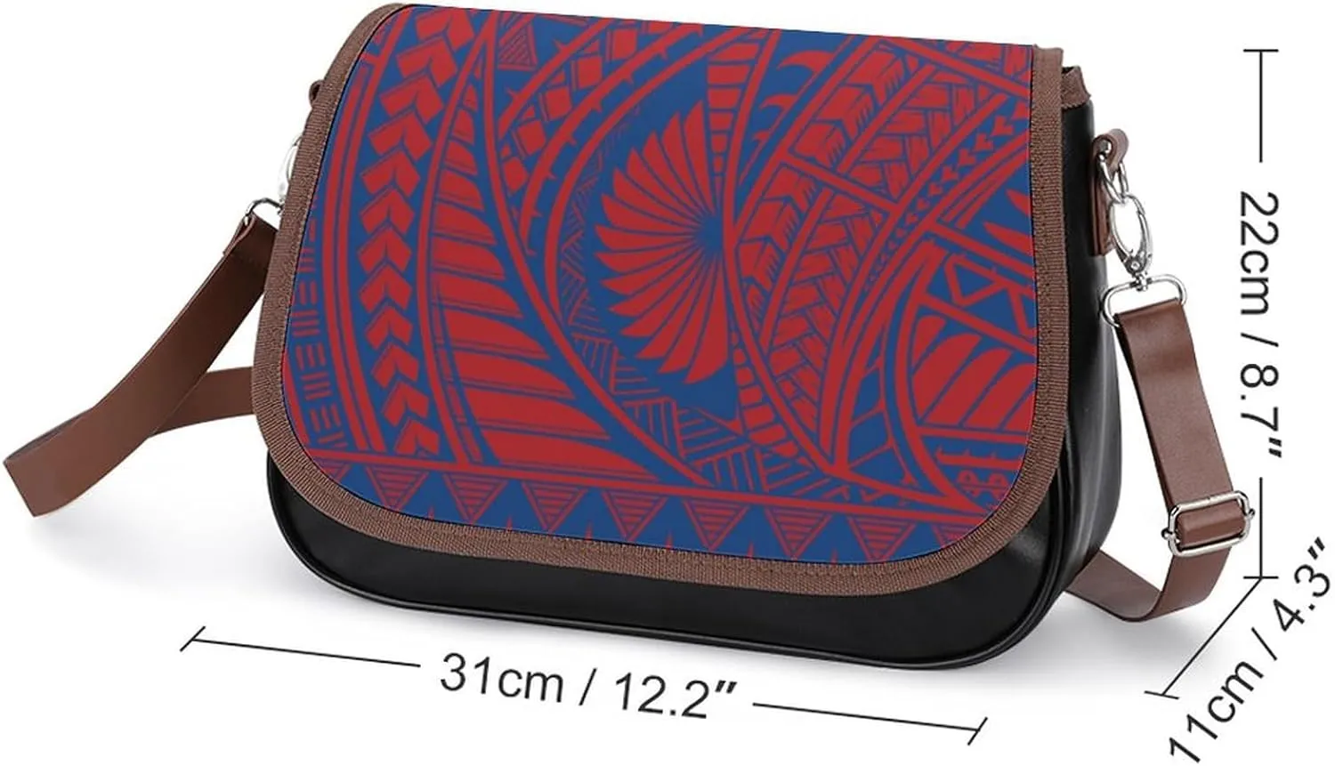 Fashionable Youth Small Bag Customized Polynesian Women'S Crossbody Bag Multi-Functional Work And Travel Bag