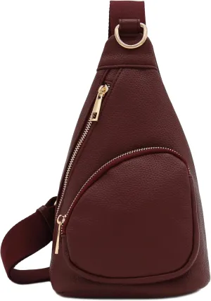 FashionPuzzle Compact Triangle Sling Bag