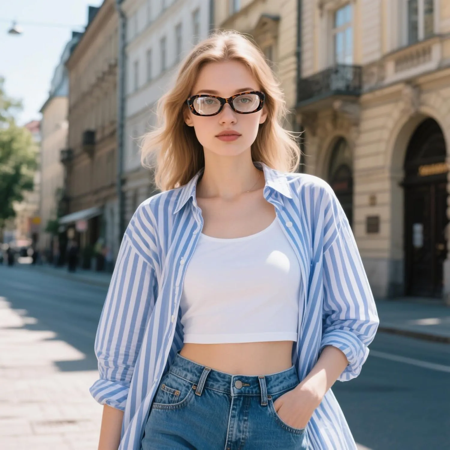 FEISEDY Retro Oval Blue Light Blocking Glasses for Women Nerd Fake Glasses Y2k Small Eyewear Frame B0229