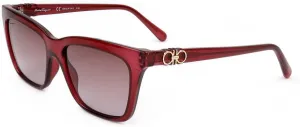 Ferragamo SF1027S 655 CRYSTAL WINE 55/16/140 WOMAN Sunglasses