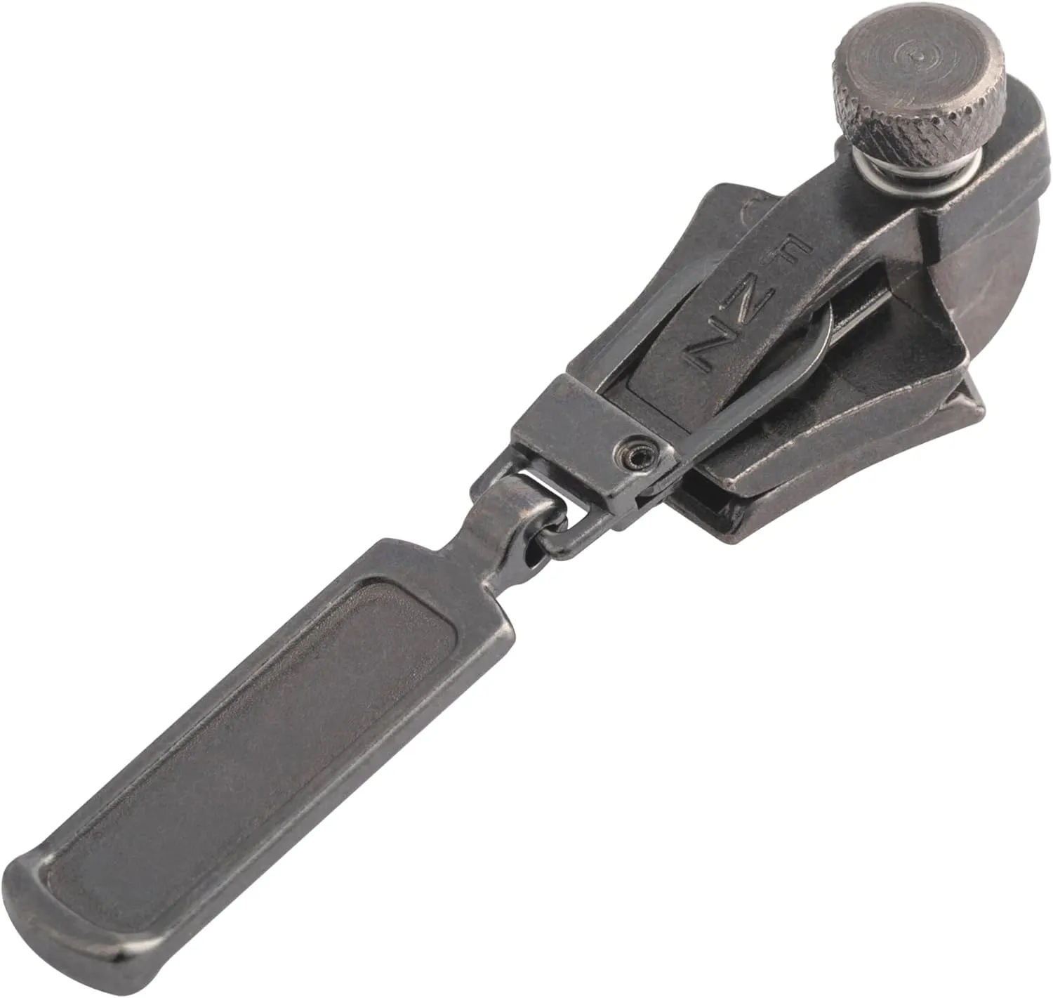 FixnZip (Large, Black Nickel) - See Size Guide - Universal Zipper Repair Kit for Wetsuits, Luggage, Zipper Replacement Repair Kit - Instant Zipper Fix