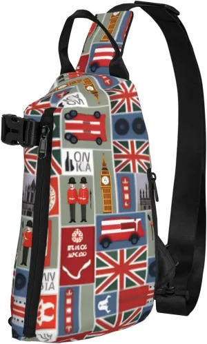 Flower Diamond Paintings Print Lightweight Adjustable Crossbody Backpack Daypack For Men,Women Sling Bag