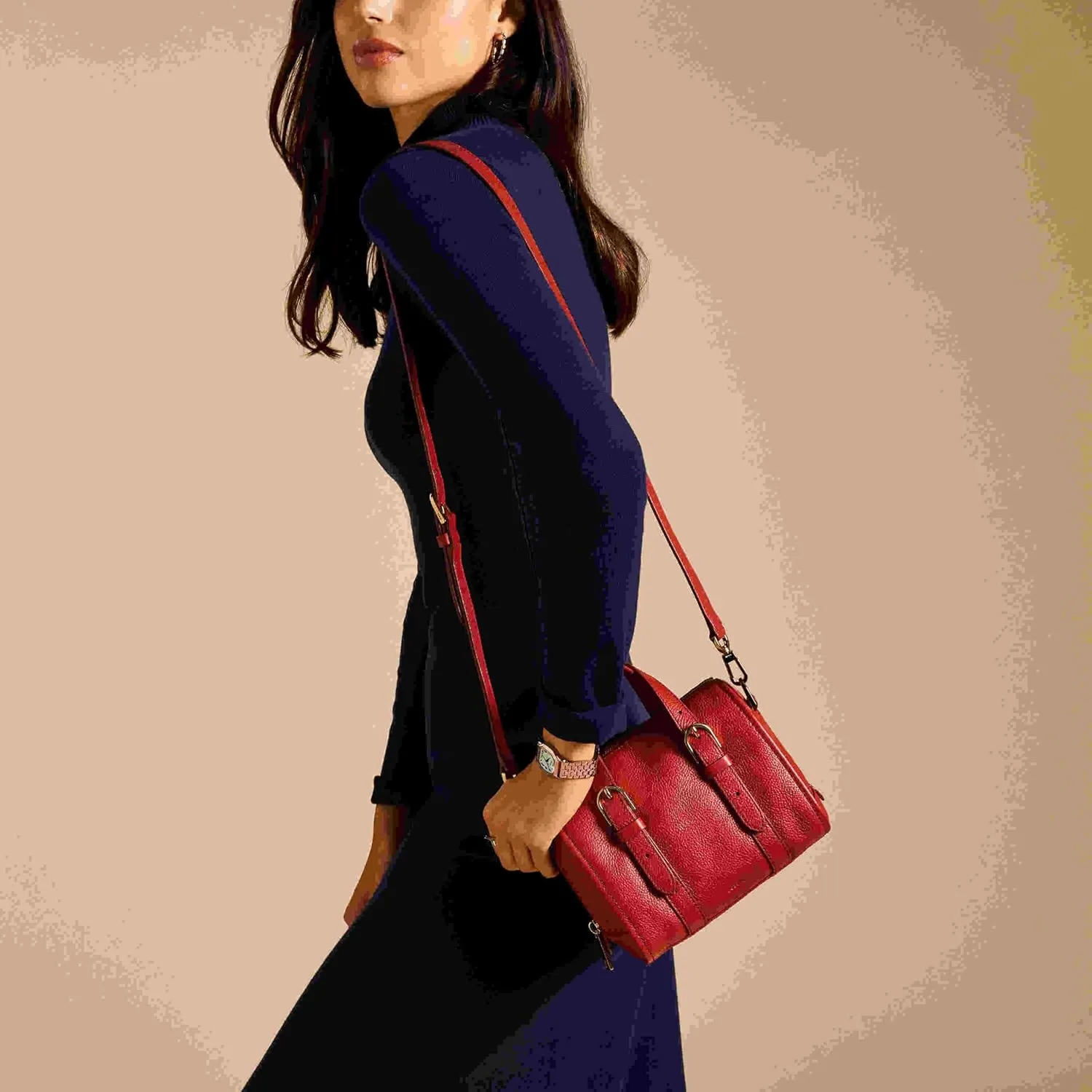 Fossil Carlie Satchel Handbag