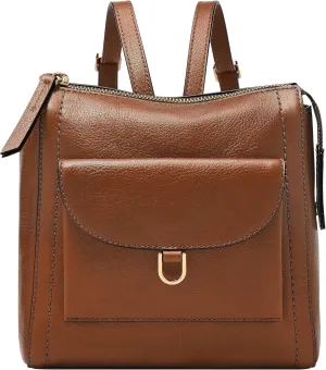 Fossil Women's Parker Leather Convertible Backpack Purse Handbag for Women