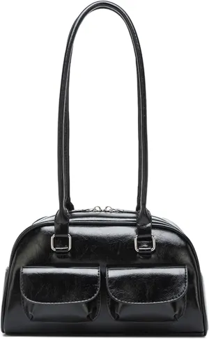 Fozehlad Y2K Hobo Bags for Women Retro Tote Handbag Top Handle PU Leather Shoulder Bag for Trendy