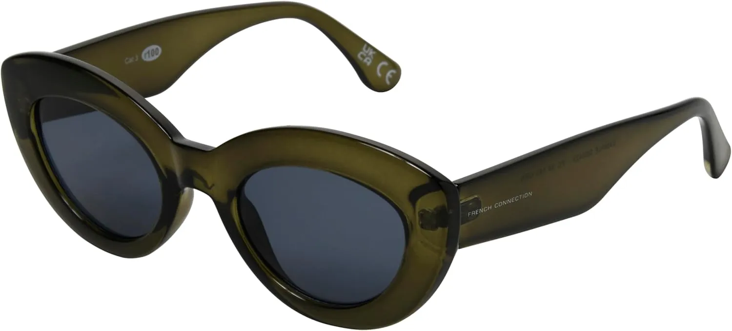 French Connection Women's Pixie Sunglasses Oval