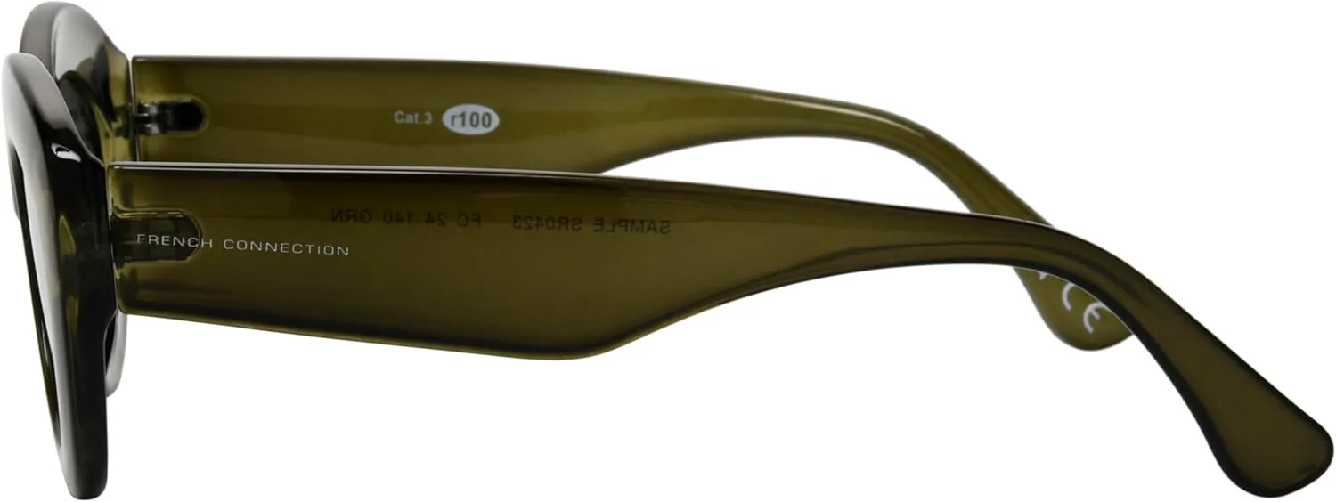 French Connection Women's Pixie Sunglasses Oval