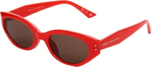French Connection Women's Ruby Oval Sunglasses, Wine, 53.5 mm