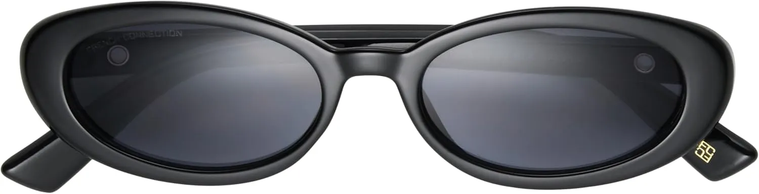 French Connection Women's Sylvia Oval Sunglasses
