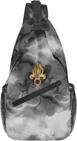 French Foreign Legion Logo Sling Bag Crossbody Backpack Shoulder Casual Daypack Bag for Men Women