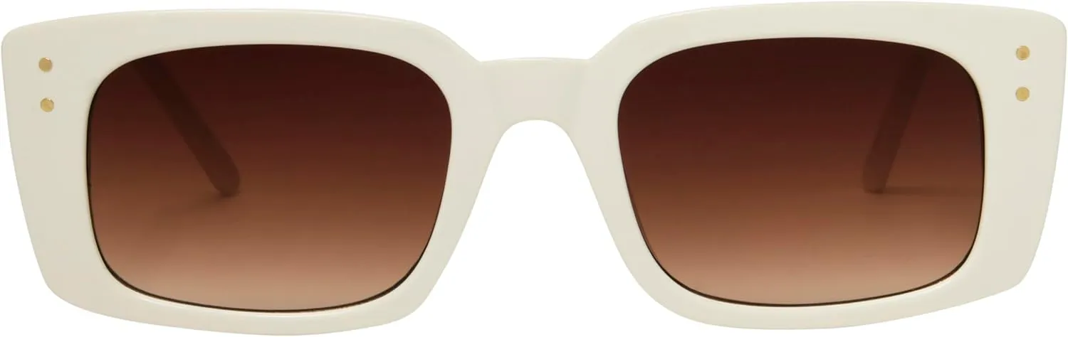 Frye Women's Asher Blue Light Glasses Oval Sunglasses
