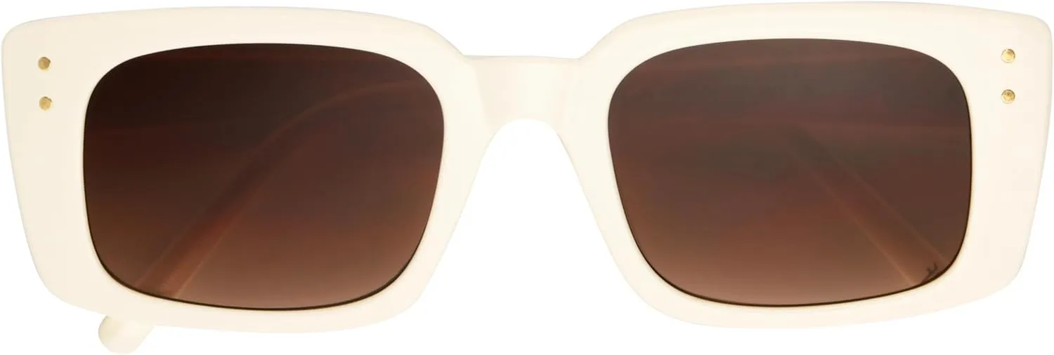 Frye Women's Asher Blue Light Glasses Oval Sunglasses