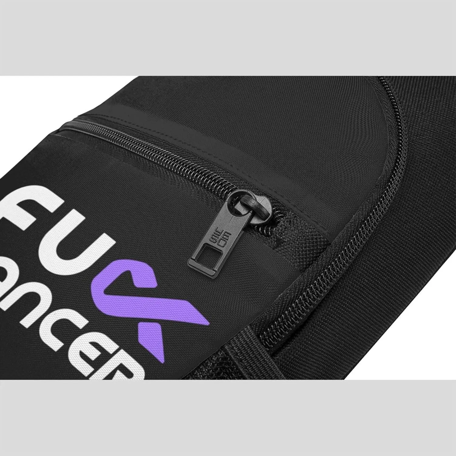 Fuck Pancreatic Cancer Sling Bag Crossbody Backpack Shoulder Casual Daypack Bags for Men Women