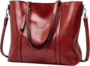 FZVYD Rhinestone Clutch,Leather Tote Bag Handbag Shopper Purse Shoulder Bag for Women Office Laptop Bag Simple Vintage Retro Handbag Purse a-RD1