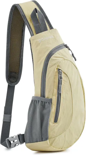 G4Free Sling Bags Men and Women Shoulder Backpack Small Crossbody Chest Sling Backpack (Yellow)