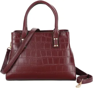 Genuine Leather Handbags for Women Satchel Purses Shoulder Bag Cowhide Top Handle Handbag
