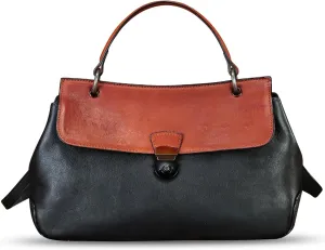 Genuine Leather Purses and Handbags for Women Vintage Leather Satchel Bags Shoulder Bag Crossbody with Strap