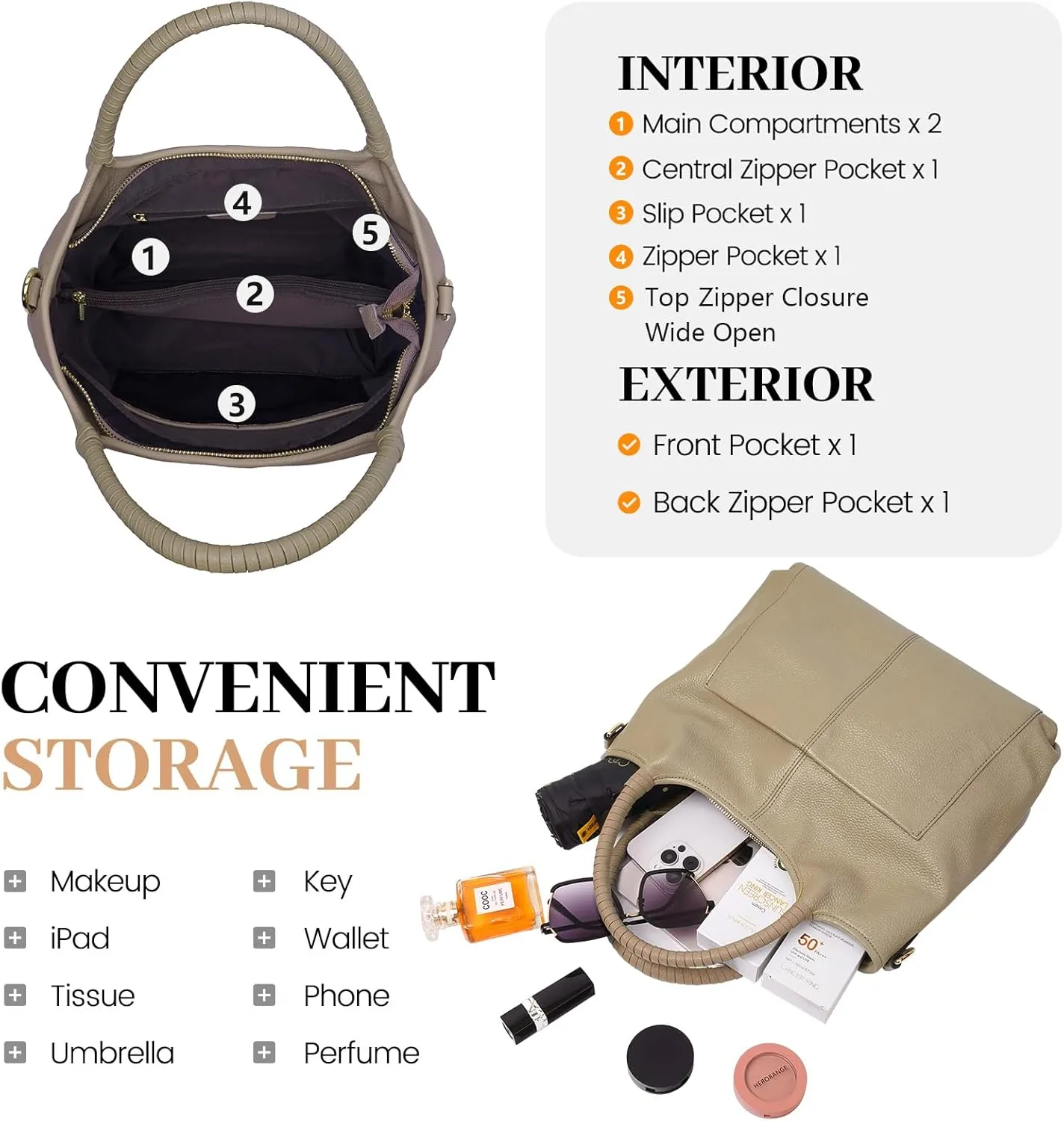Genuine Leather Purses for Women Crossbody Shoulder Bags Designer Handbags Top Handle Satchel Bag