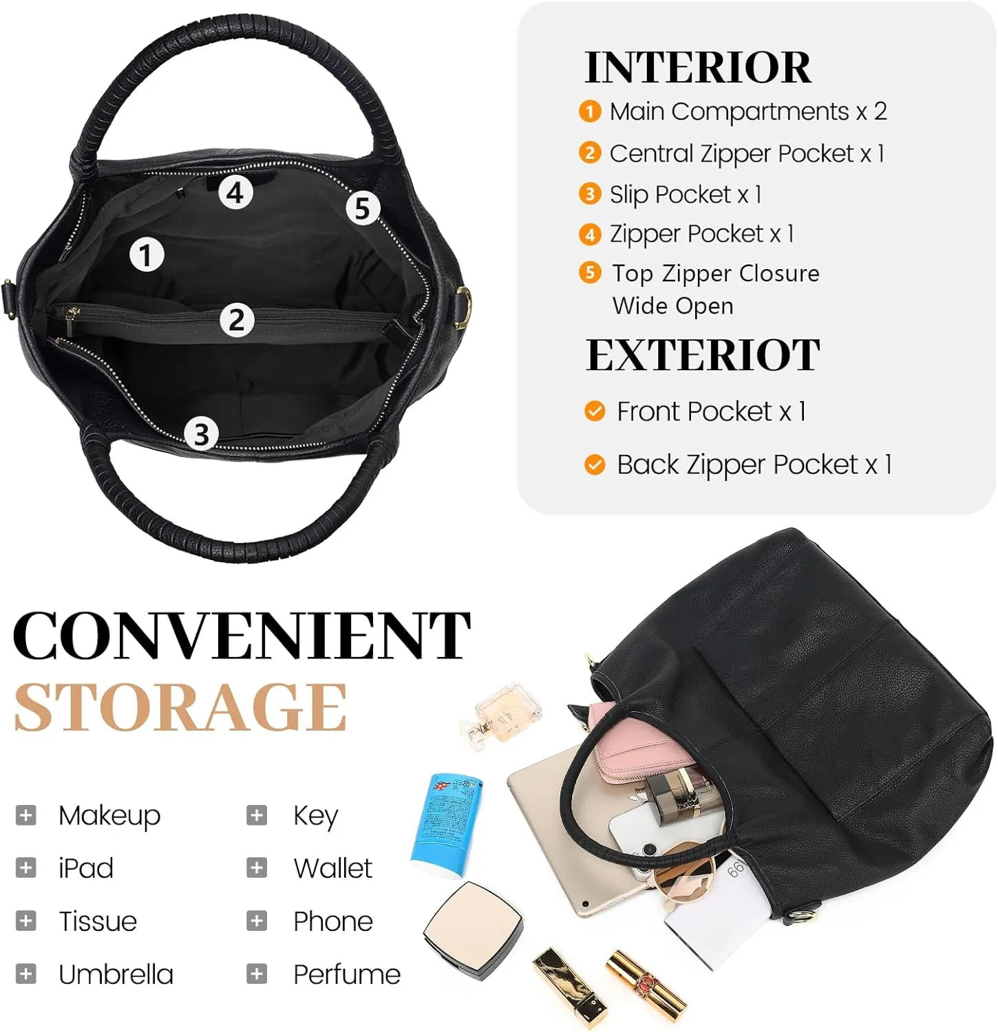 Genuine Leather Purses for Women Crossbody Shoulder Bags Designer Handbags Top Handle Satchel Bag