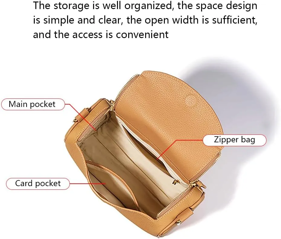 Genuine Leather Small Quilted Square Box Bag For Women Designer Crossbody Pouch Purse