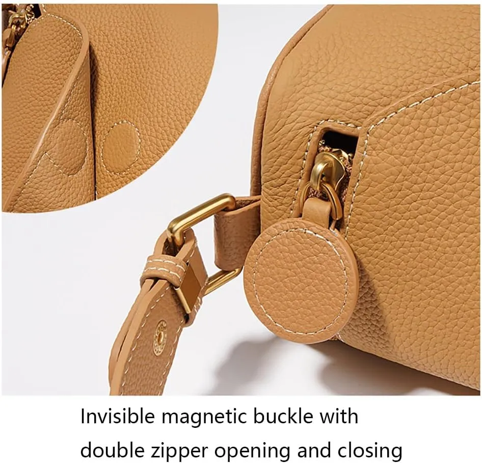 Genuine Leather Small Quilted Square Box Bag For Women Designer Crossbody Pouch Purse