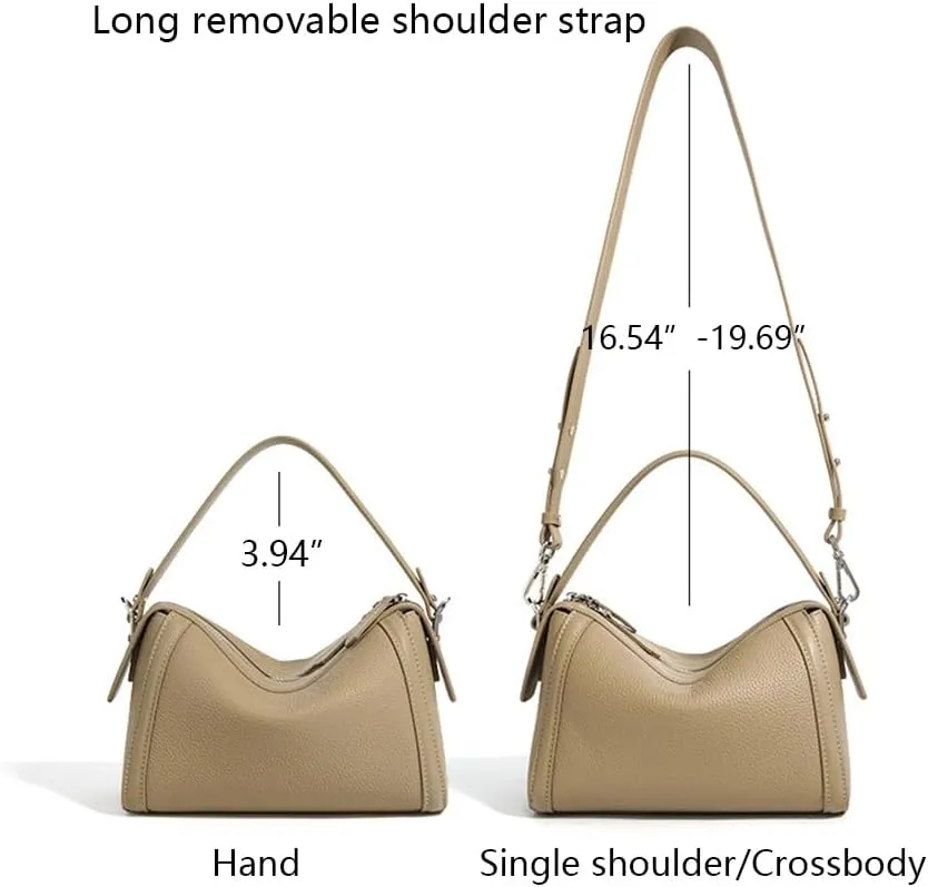 Genuine Leather Small Quilted Square Box Bag For Women Designer Crossbody Pouch Purse