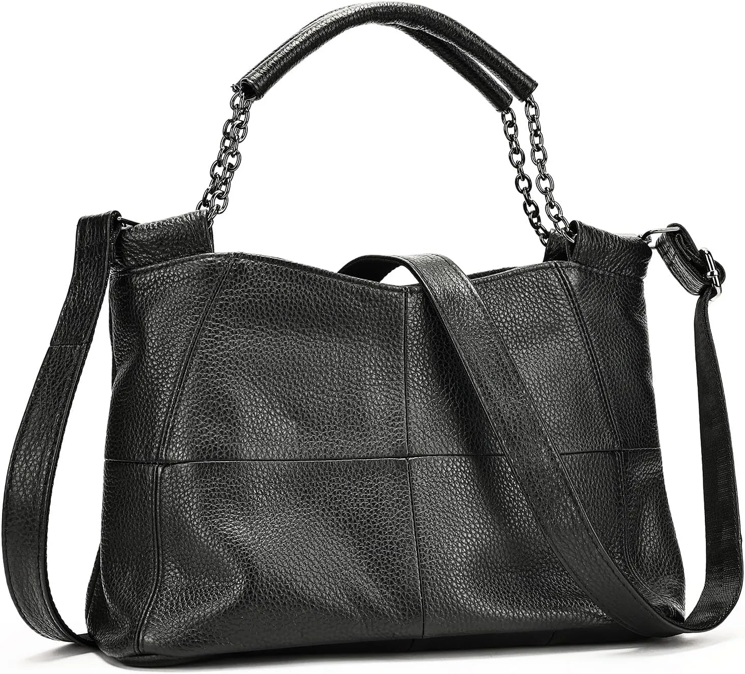 Genuine Leather Women Handbags Shoulder Purses Designer Tote Bag Fashion Crossbody Satchel Hobo Bag