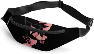 Ginkgo Tree Crossbody Fanny Pack Waist Packs Adjustable Shoulder Bags Sling Bag for Hiking Running Cycling