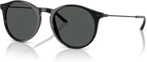 GIORGIO ARMANI Man Sunglasses Red Havana Frame, Grey Lenses, 51MM