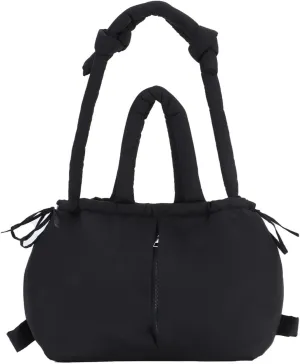 GOKTOW Large Puffer Tote Bag for Women,Quilted Purse Soft Trendy Lightweight Backpack Shoulder Hobo Bag with Drawstring