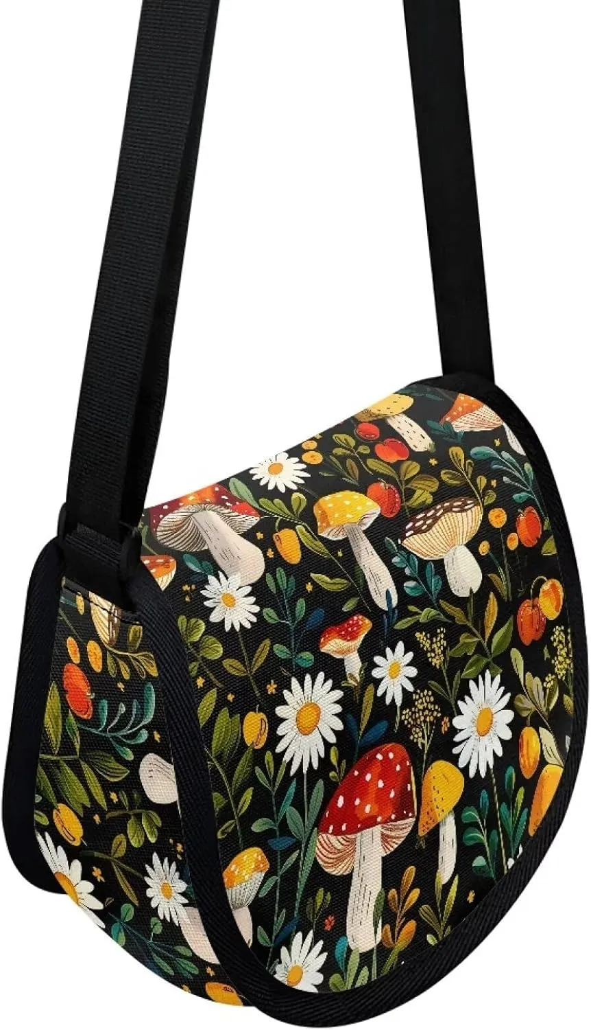 Golden Retriever Dog Classic Messenger Bag Watercolor Style Canvas Cross Body Bag American Flag LGBTQ Shoulder Bags