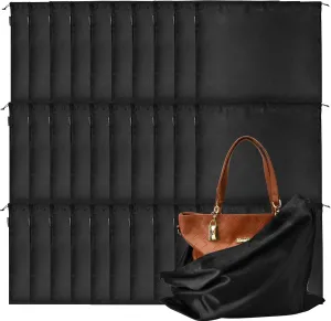 GONGKANGYUAN 30 Pack Dust Bags for Handbags Travel Storage Pouch, Silk Handbag Dust Cover Bags for Purses Pocketbooks Shoes Boots