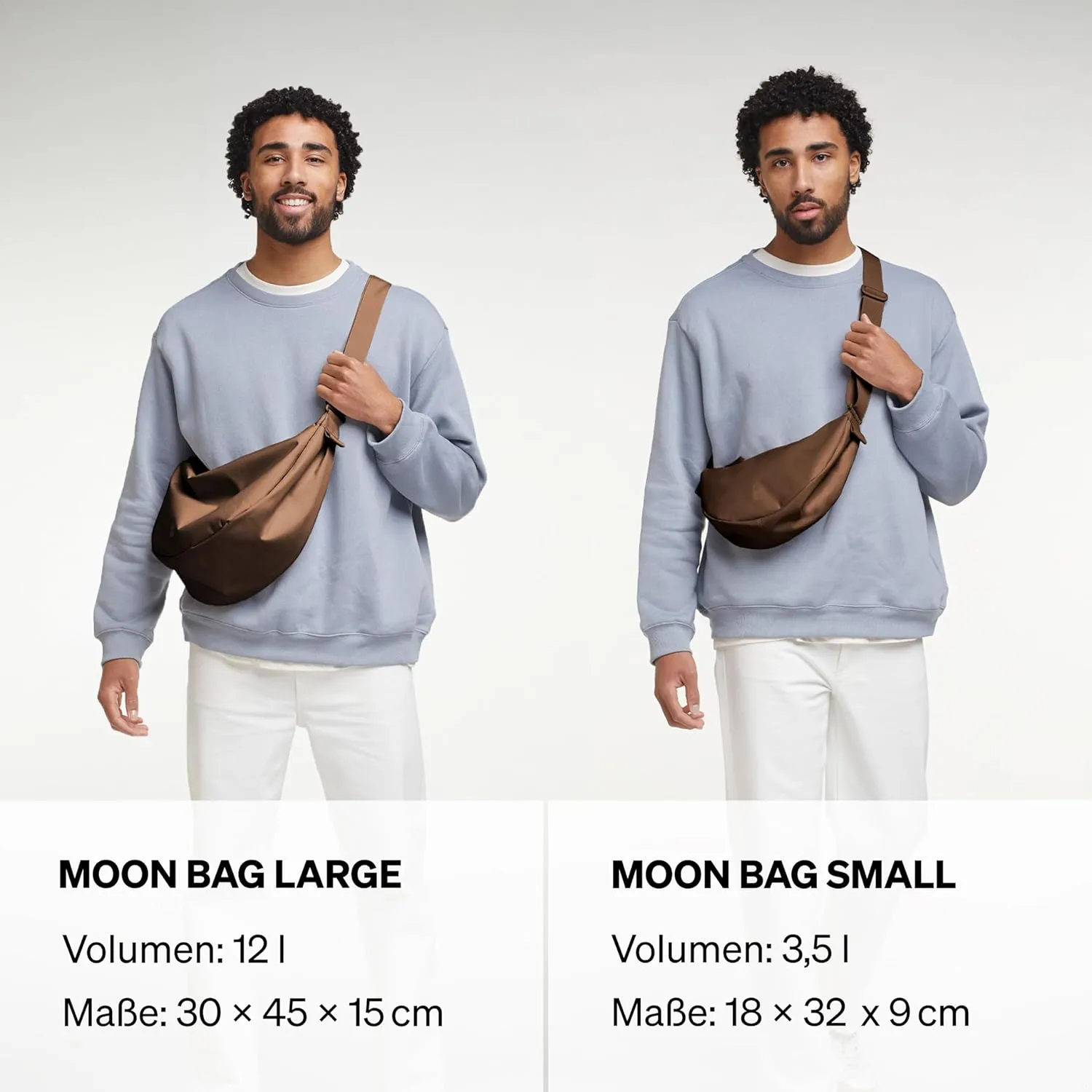GOT BAG - Moon Bag with Adjustable Strap, Eco-Conscious Bag Made of Recycled Ocean Impact Plastic