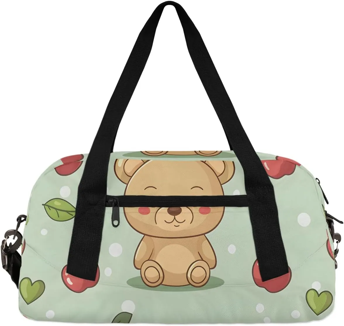 Grizzly Bears Gym Bag Bears Funny Gym Bag Wet/Dry Bag With Extra Drawstring Backpack For Travelling To The Gym