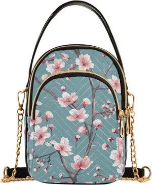 Group of Cute Dogs and Cats Crossbody Bags for Women Small Chain Bags with Leather Handle
