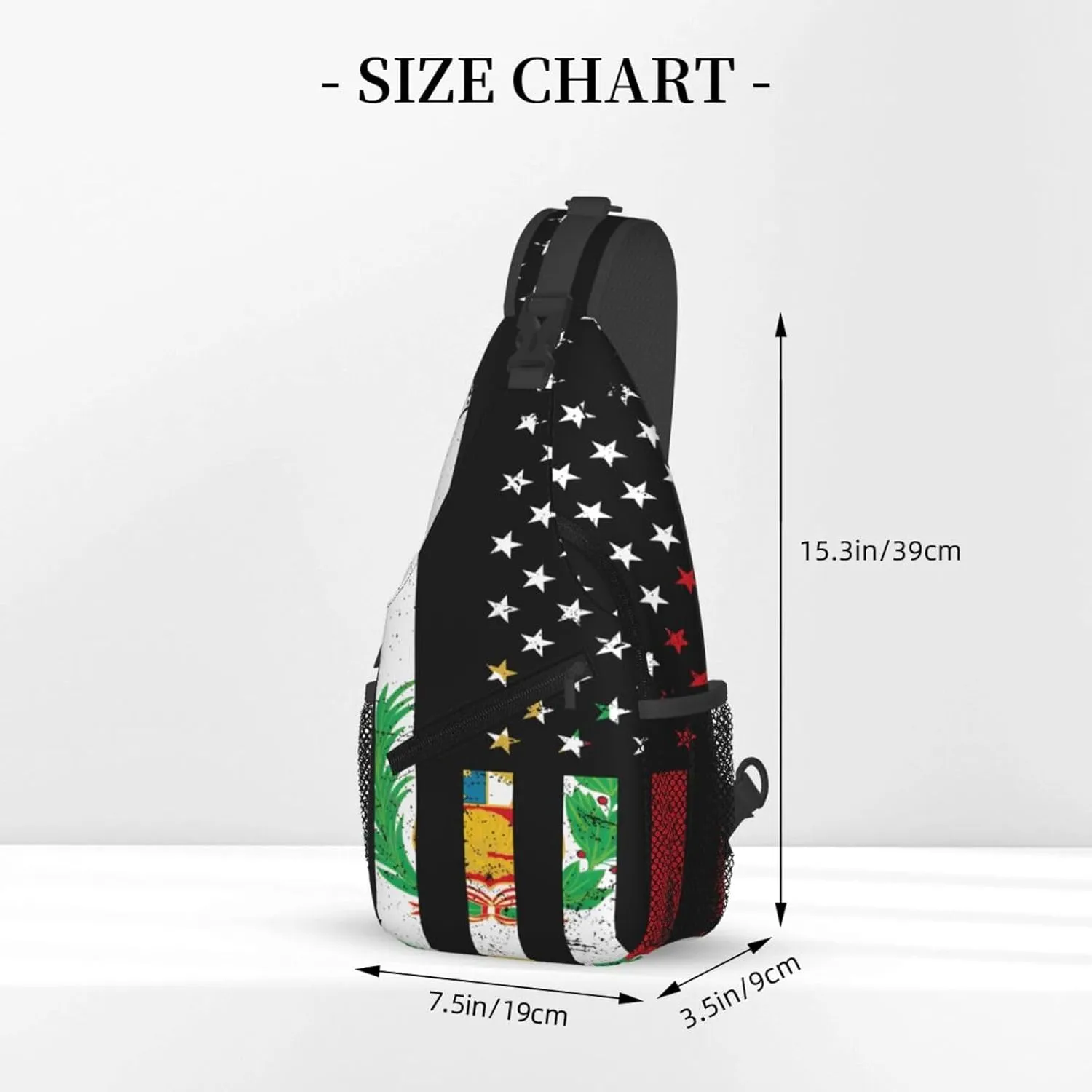 Guatemala Guatemalan Flag Sling Bag Adjustable Chest Bags Casual Crossbody Bag Travel Shoulder Backpack