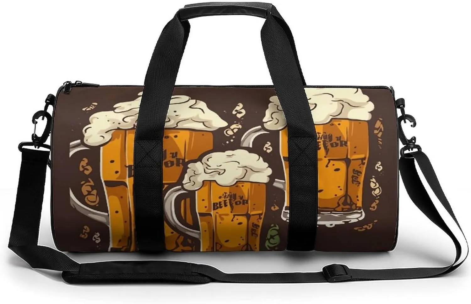 Gym Bag for Men Women Beer Duffel Bag Overnight Bag with Compartment Gym Sackpac