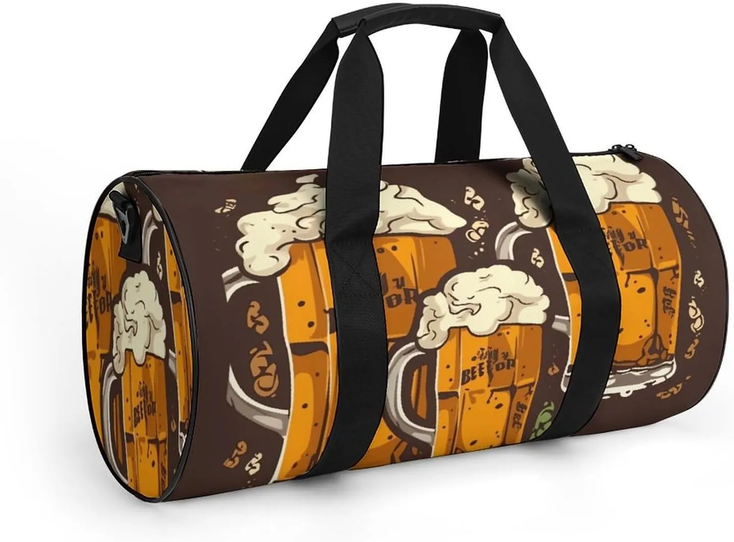 Gym Bag for Men Women Beer Duffel Bag Overnight Bag with Compartment Gym Sackpac